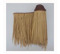 PE Fake Straw Fireproof Artificial Palm Thatch Simulation Thatch Roll 100x50cm/39.4" X 19.7" Synthetic Palm Leaves Thatch Roofing Thatch Roofing for Garden Patio(Yellow c,0.5x6m/1.64X19.7ft)