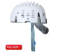 PE Helmet for Fursuit Headbase,Dual Fit System (Snap-in & Dial Knob),Universal White - Impact Resistance & Breathable Design