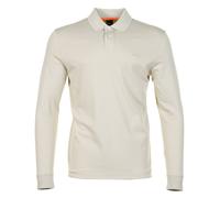 Pe Interlock Long Sleeve Polo Shirt 271 Light Beige, XXXL