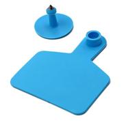 PE Material Farm Animal Livestock Supplies Blank Cattle Ear Tags Copper Head Earrings Animal Supplies (100 Pieces) Blue small200pcs