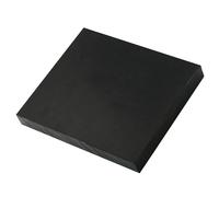 PE Nylon Sheet, Black Plastic, Impact and Wear Resistant Engineering Material for Industrial Applications CNC Machining(400x400x12mm)