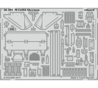 PE parts for M4A3E8 Sherman (for TAMIYA) , EDUARD 36301, scale 1/35