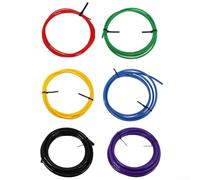 PE Plastic Copper Tube Bender Kit for Air Conditioning Pipes - Color-Coded 1/4, 3/8, 1/2, 5/8, 3/4, 7/8 inch Elbows - 6-Piece Bend Tool Set