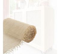 PE Plastic Weave Wicker Cane Webbing, Rattan Cane Webbing Chair Repair Kit for Chair Seat Repair/Sofa Decoration, Open Rattan Roll for Furniture