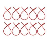 PE Premium Enema Red Latex Catheter 20FR - 10 Pack Flexible Rubber Tubing for Enemas and Colon Cleansing with Free Hose Connector. Recommended for Coffee Enemas, Gerson Therapy, Higher Colon Cleansing