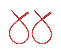 PE Premium Enema Red Latex Catheter 20FR - 2 Pack Flexible Rubber Tubing for Enemas and Colon Cleansing with Free Hose Connector. Recommended for Coffee Enemas, Gerson Therapy, Higher Colon Cleansing