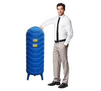 PE Pressure Water Storage Tank with Ball Valve Kit, Vertical Hot Water Heater Expansion for Reverse Osmosis Systems
