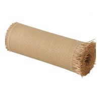 PE Rattan Cane Webbing Square Mesh Weaving Roll,40-100cm Width Plastic Wicker Webbing Sheet, Synthetic Caning Material for Upcycle Furniture, DIY Projects Home Decor(Natural,28inx8.2ft)