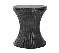 PE Rattan Ice Bucket Table