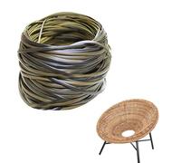 PE Rattan Repair Strip - Chair Wicker Roll, Synthetic Weaving Material | Furniture Replacement Thread Kit, Flexible Faux Coil with for Restoring Patio Farmhouse Seating