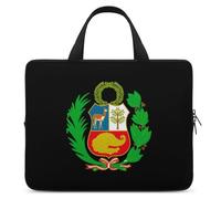 Pe-rus Flag Portable Laptop Sleeve with Carry Handle Waterproof Protective Briefcase Handbag Soft Notebook Bag