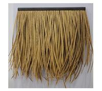 PE Simulation Thatch Simulation Thatch Tile Roof 0.5m X 0.5m Resin Plastic Thatch Durable Thatch Roof Thatch Pavilion Outdoor(Yellow a,6pcs)