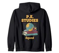 PE Studies Squad Athletic School Zip Hoodie