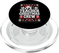 PE Teacher Crew Ugly Christmas Sweater Physical Education PopSockets PopGrip for MagSafe