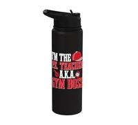 PE Teacher Gym Boss Physical Education Instructor Sport Stainless Steel Insulated Water Bottle