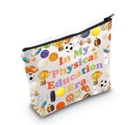 PE Teacher Makeup Bag Gym Teacher Appreciation Gift in My Physical Education Era Cosmetic Bag Physical Education Merch