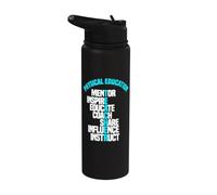 PE Teacher Mentor Coach Physical Education Instructor Sport Stainless Steel Insulated Water Bottle