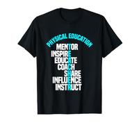 PE Teacher Mentor Coach Physical Education Instructor Sport Value Graphic T-Shirt