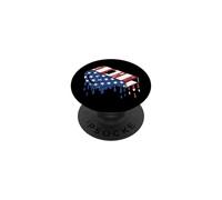 PE Teacher Physical Education American Flag USA Drip Lover PopSockets Adhesive PopGrip