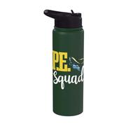 PE Teacher Squad Gym Coach Physical Education Instructor Stainless Steel Insulated Water Bottle