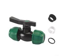 Pe Tube Tap Water Splitter Ball Valve Switch With Quick Install Feature For Irrigation Systems Providing Flexible Pipe Connections And Efficient Flow Control For Home And Garden Use(PE25 Ball Valve)