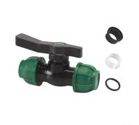 Pe Tube Tap Water Splitter Ball Valve Switch With Quick Install Feature For Irrigation Systems Providing Flexible Pipe Connections And Efficient Flow Control For Home And Garden Use(PE20 Ball Valve)