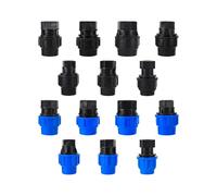 PE Water Pipe Female Thread 1/2 3/4 1 1.2 1.5 Outer Wire Direct Quick Connection 20/25/32/40/50mm Plastic PVC Fittings(Bronze Yellow)