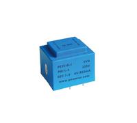PE3518-I 5VA 220V /2x6V/2x7.5V/2x9V/2x12V/2x15V/2x18V/2x24V Vacuum Epoxy Encapsulated Transformer For PCB Mounted Isolation(5VA 220V 2x6V)