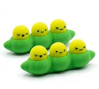 Pea Pod Fidget Clicker - Handheld Mechanical Bean Button - Portable Desk Gadget for Focus, ADHD, and Stress Relief - Tactile Pocket Sensory Tool