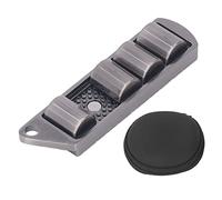 Pea Pod Magnetic Slider Toy Adult Metal ADHD Autism Anxiety Stress Relief Push Slider Sensory Toy Fun To Play Ergonomic Design Portable Keychain Pendant for Office Workers Students (Silver)