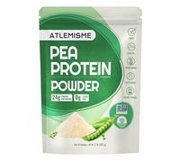 Pea Protein Powder (907g) - 80% Protein (24g/Serving), Unflavoured Vegan Protein Powders for Muscle Growth & Recovery, 30 Servings, Halal, Non-GMO, Sugar/Dairy/Soy/Gluten-Free, Gym & Senior-Friendly