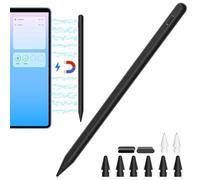 Peaboni iPad Pencil 2nd Generation Magnetic Wireless Charging and USB-C Dual Mode Stylus Pen,Compatible with Apple iPad Pro 11 in 1/2/3/4,Pro 12.9 in 3/4/5/6,Air 3/4/5,Mini 5/6,iPad 6/7/8/9/10 Black
