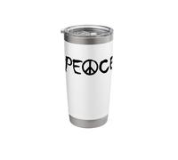 Peace A as Peace Symbol Peace Symbol Stainless Steel Insulated Tumbler
