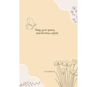 Peace: Aesthetic Notebook with Tulip Flower Design inside: for Daily Journaling, Creative Writing, School Notes, and Elegant Gifting