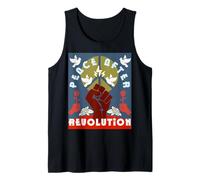 Peace After Revolution Protest Art Activist Poster Tank Top