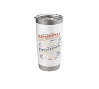 Peace and Honor Memorial Day Reflection Art Stainless Steel Insulated Tumbler