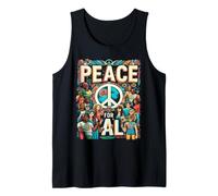 Peace and Love for All Spread Peace & Respect Unity Freedom Tank Top