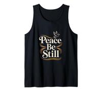 Peace Be Still Dove Christian Faith Scripture Tank Top