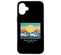 Peace Be Still Mark 4:39 - Vintage Bible Verse Case for iPhone 16 Plus