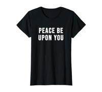 Peace Be Upon You Value Graphic T-Shirt, Women, Black, M