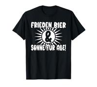 Peace, Beer & Sun for All T-Shirt