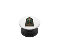 Peace Begings Within Saint Dymphna PopSockets Adhesive PopGrip