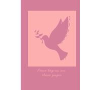 Peace begins on these pages: Christian Prayer Journal: Lined Devotional Notebook with the Serenity Prayer, Psalms, and Uplifting Scripture
