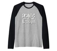 Peace & Blessings Big Goals & Dreams - Simply Inspirational Raglan Baseball Tee