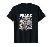 Peace Bluebirds and Roses Harmony Nature Aesthetic T-Shirt