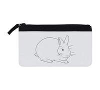 'Peace Bunny - Minimalist Rabbit Art' Pencil Case (PC00057545)
