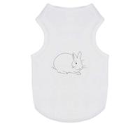 'Peace Bunny - Minimalist Rabbit Art' Pet Dog/Cat T-Shirt (PT00154736)