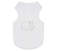 'Peace Bunny - Minimalist Rabbit Art' Pet Dog/Cat T-Shirt (PT00154738)
