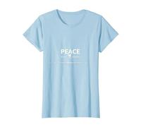 Peace But Verify: Cautious Optimism for Diplomacy Lovers T-Shirt, Women, Baby Blue, 3XL