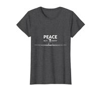Peace But Verify: Cautious Optimism for Diplomacy Lovers T-Shirt, Women, Dark Heather Grey, M